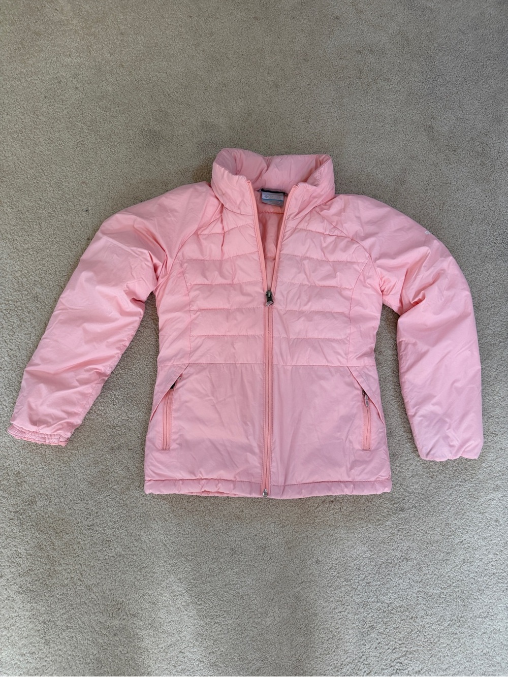 Columbia Kids Pink Quilted Puffer Jacket 10-12Y